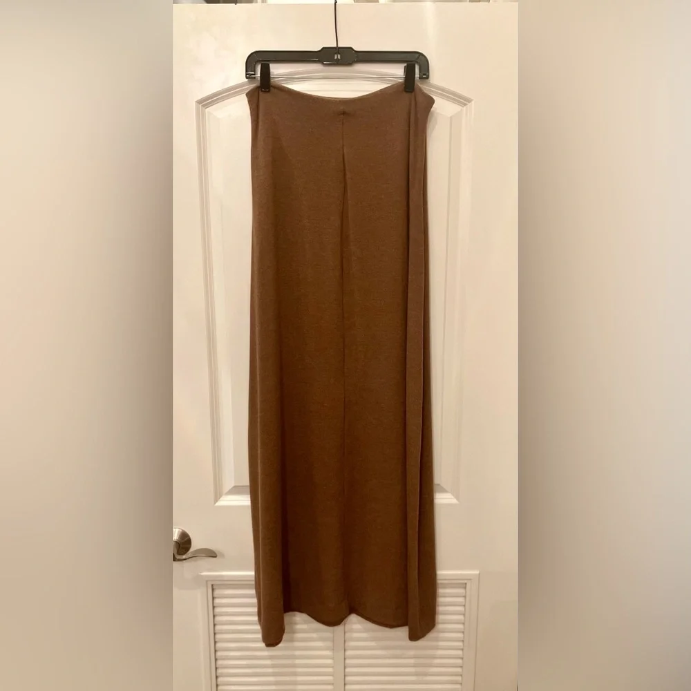 NWT Shopbop LESET Lauren High Waist Knit Maxi Skirt XL “Squirrel” Brown So Soft! - Picture 11 of 15